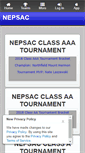 Mobile Screenshot of nepsacbasketball.org