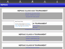 Tablet Screenshot of nepsacbasketball.org